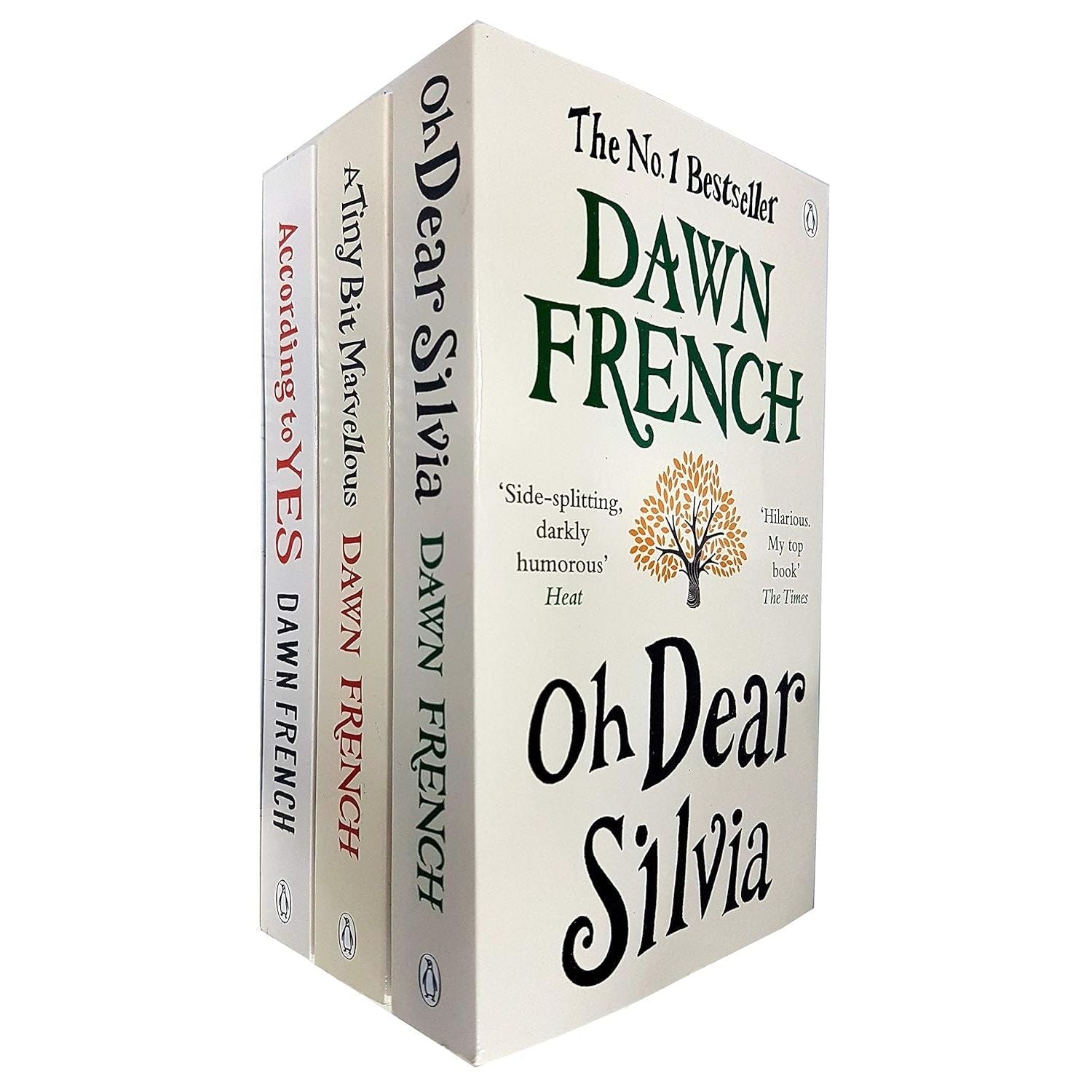 Dawn French 3 Books Collection  Set (According to Yes, A Tiny Bit Marvellous and Oh Dear Silvia)