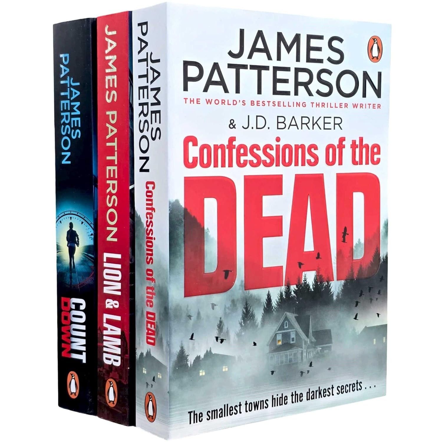 James Patterson 3 Books Collection Set (Countdown, Lion & Lamb & Confessions of the Dead)