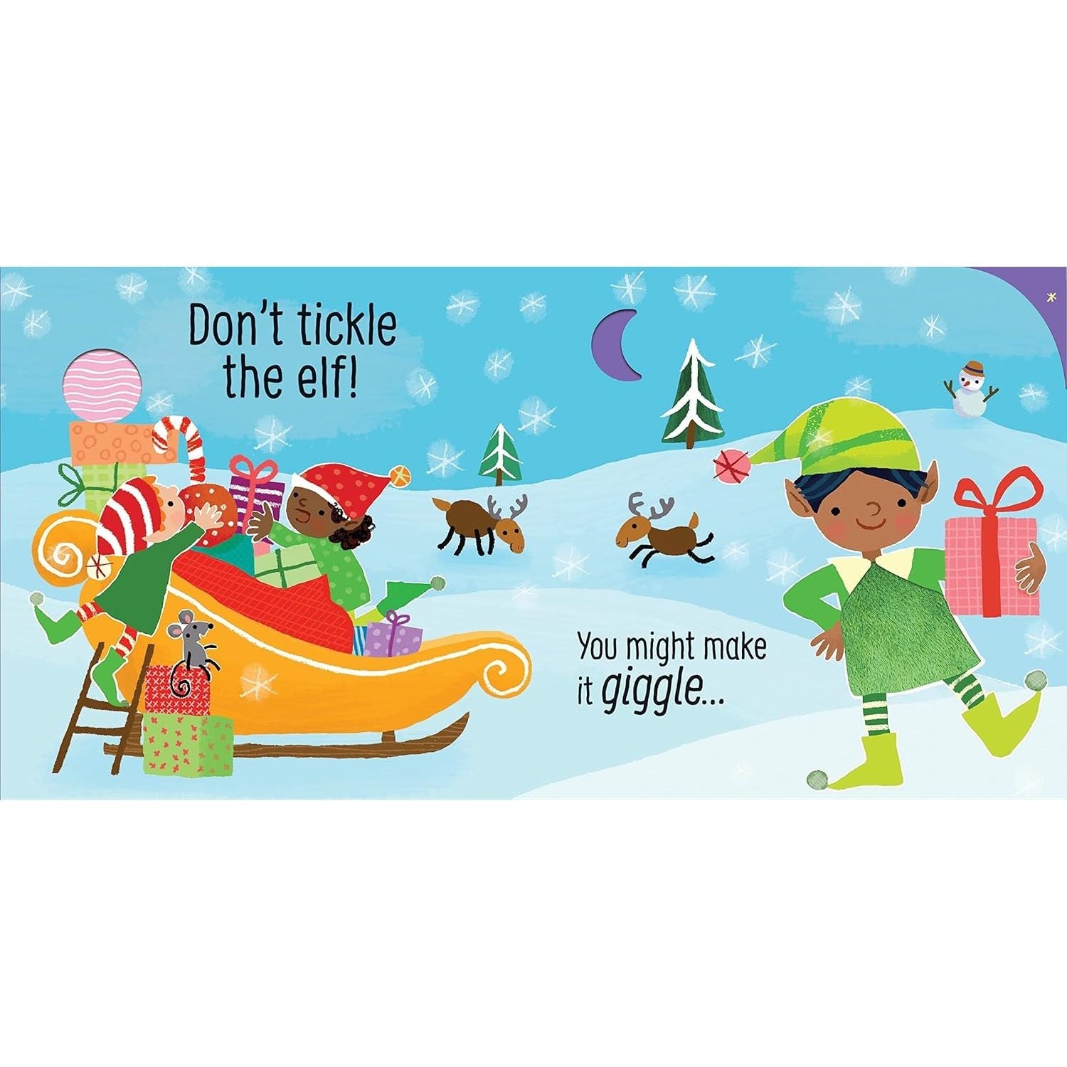 Don't Tickle Santa! (Touchy-feely sound books) by Sam Taplin