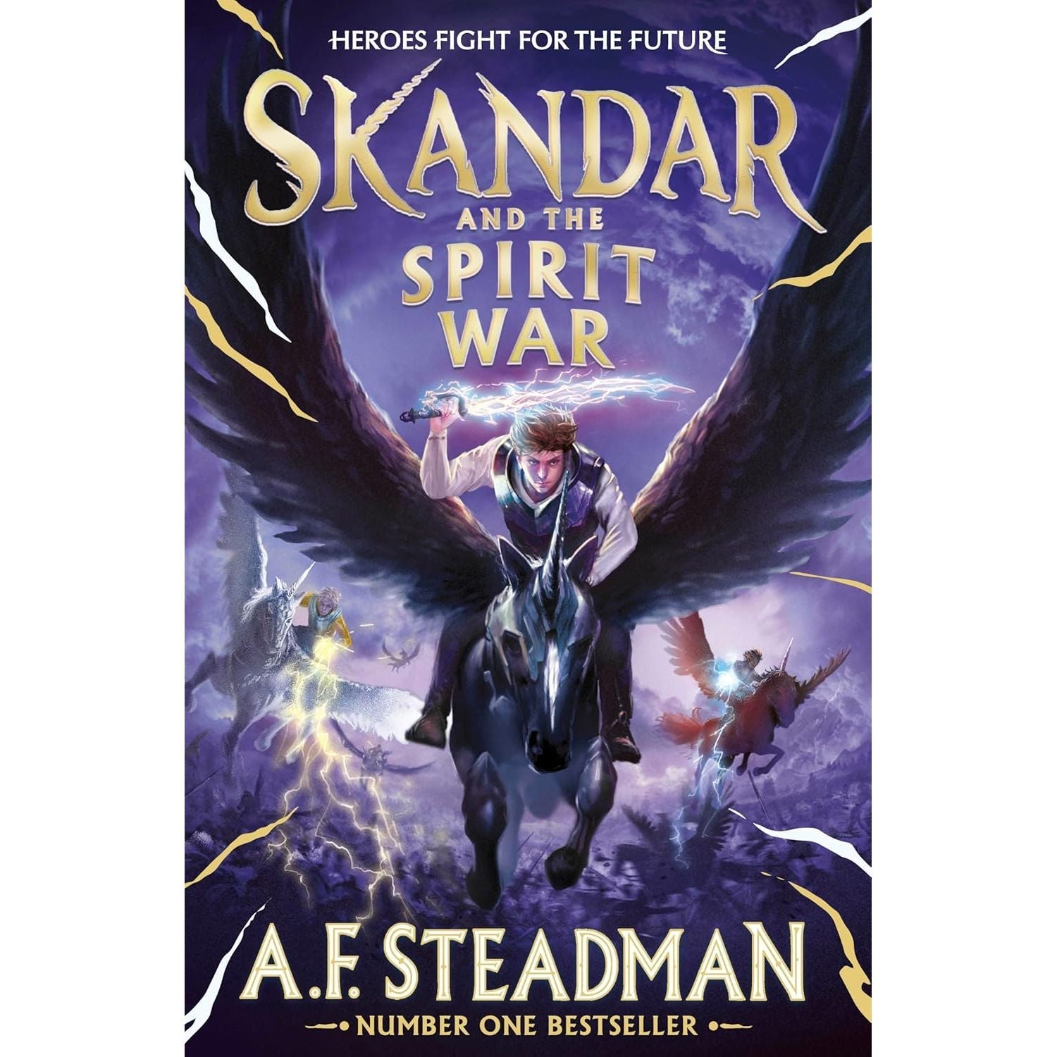 A.F. Steadman 2 Books Collection Set (World of Skandar, Skandar and the Spirit War)