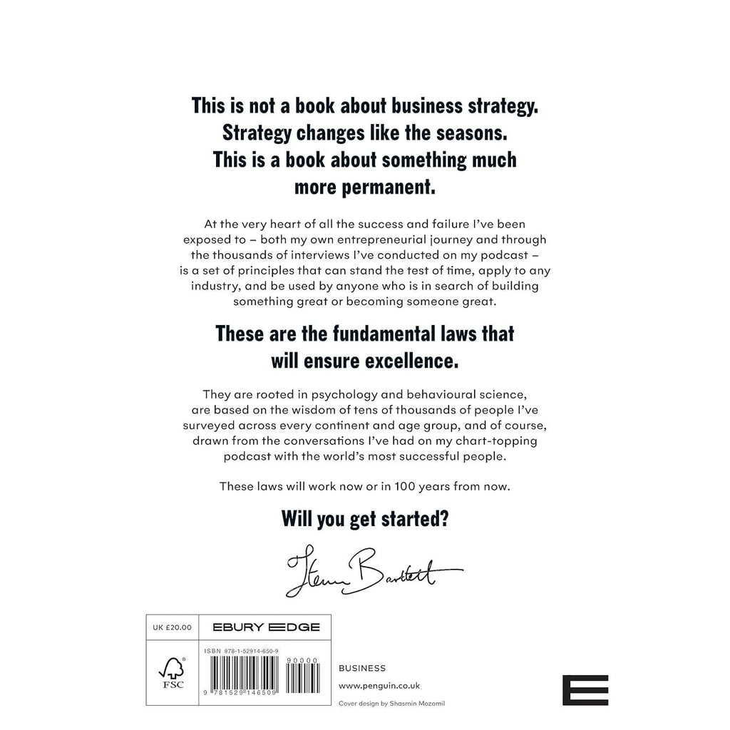 The Diary of a CEO: The 33 Laws of Business and Life by Steven Bartlett