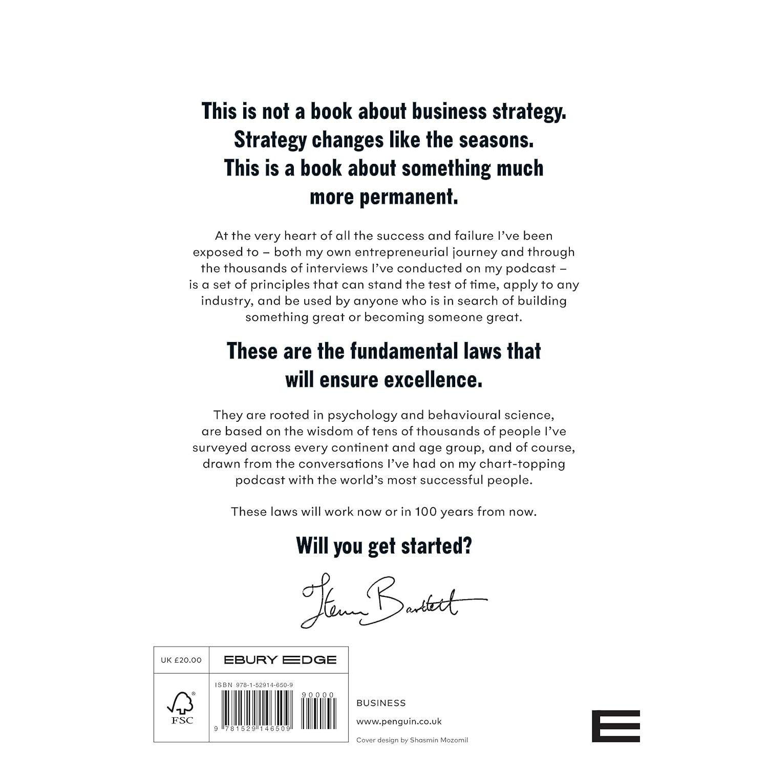 The Diary of a CEO: The 33 Laws of Business and Life by Steven Bartlett