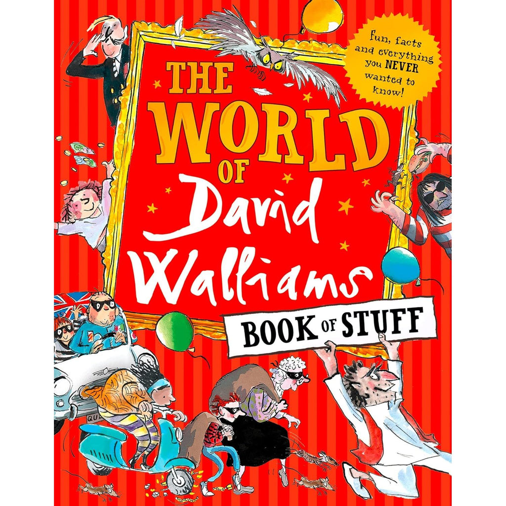 David Walliams 3 Books Collection Set (Santa & Son, The World’s Worst Children 3, The World of David Walliams Book of Stuff)