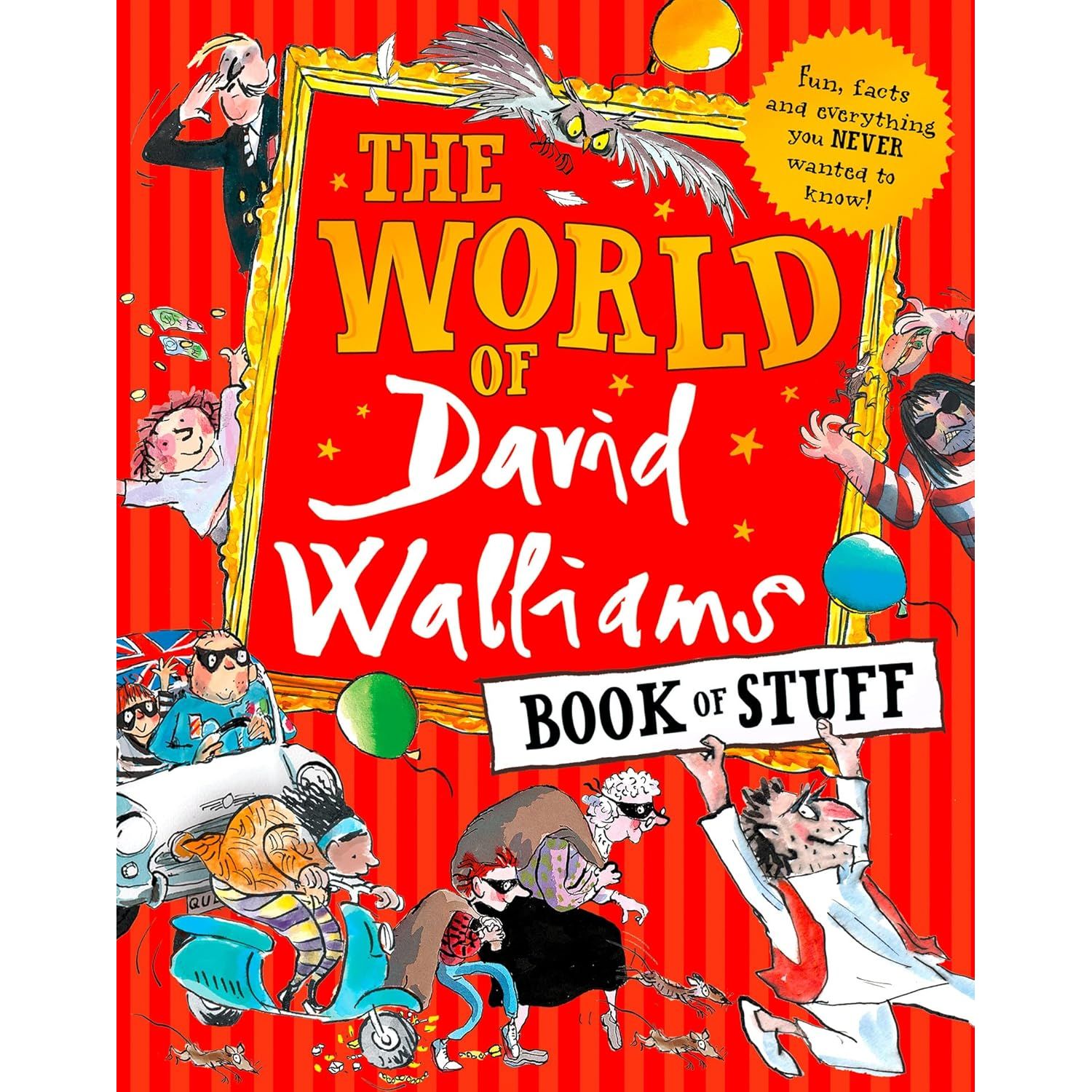 David Walliams 3 Books Collection Set (Santa & Son, The World’s Worst Children 3, The World of David Walliams Book of Stuff)