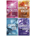 All Saints High Series (Book 1-4) by L. J. Shen 4 Books Collection Set (Pretty Reckless, Broken Knight, Angry God and Damaged Goods)