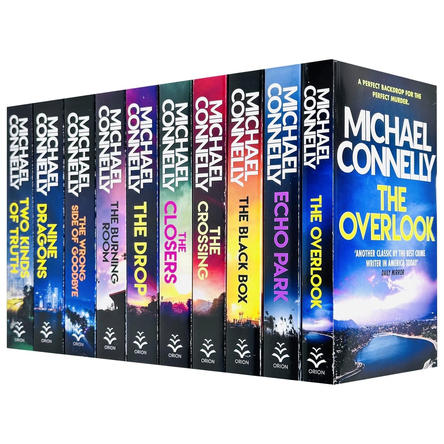 Harry Bosch Series (Book 11-20) by Michael Connelly 10 Books Collection Set (The Closers, Echo Park, The Overlook, Nine Dragons)