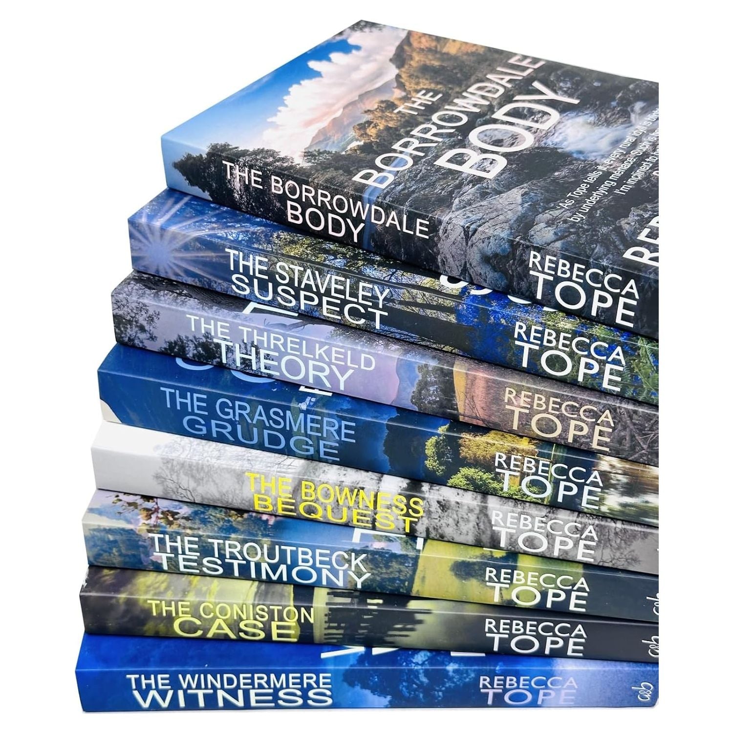 Lake District Mysteries 8 Books Collection Set By Rebecca Tope Staveley Suspect, The Borrowdale Body