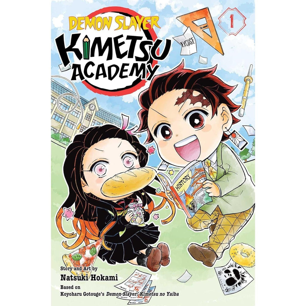 Demon Slayer Kimetsu Academy (Volume 1-5) Books Collection Set by Natsuki Hokami & Koyoharu Gotouge