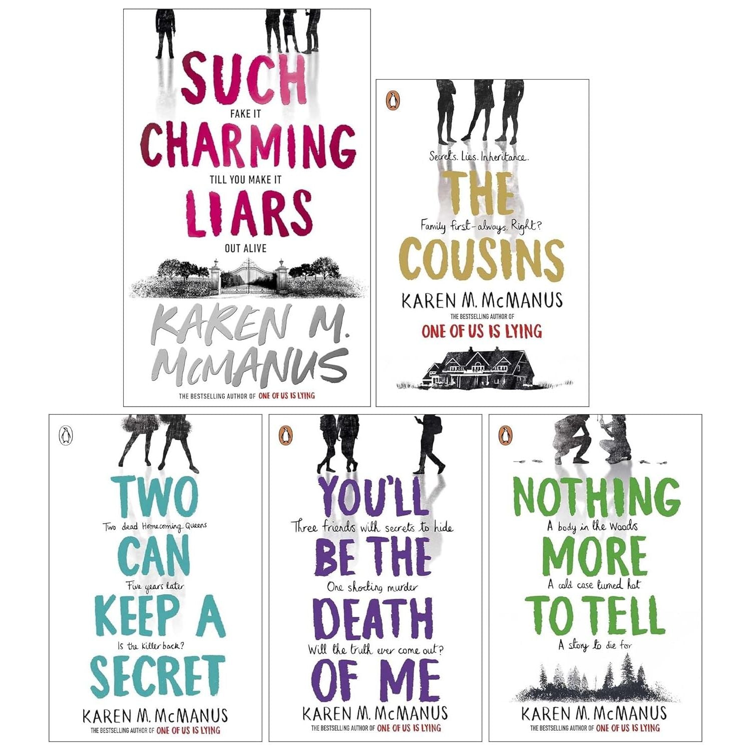 Karen M McManus Novels 5 Books Collection Set Such Charming Liars(HB), Two Can Keep a Secret