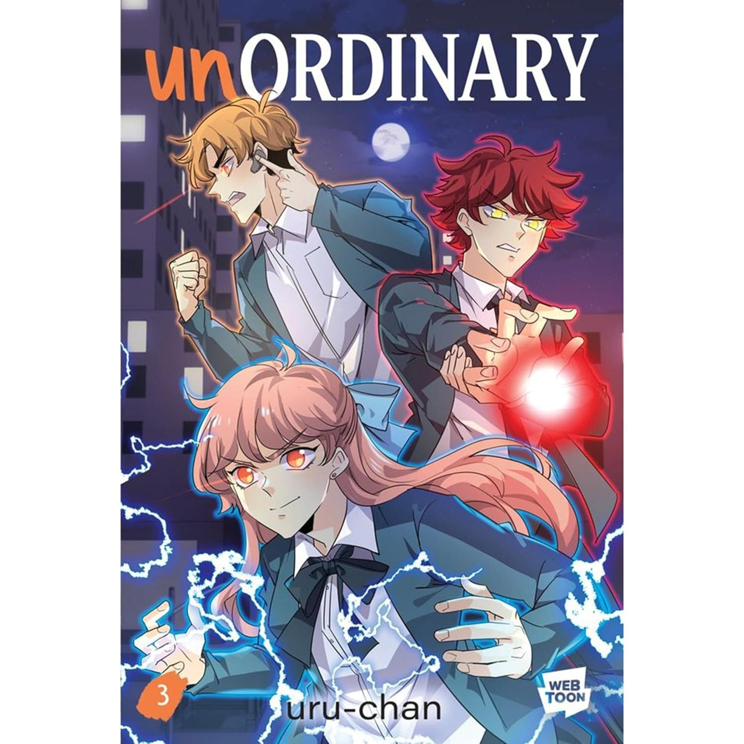 unOrdinary book 3: New for 2025, the third book of Webtoon’s biggest and most popular action by uru-chan