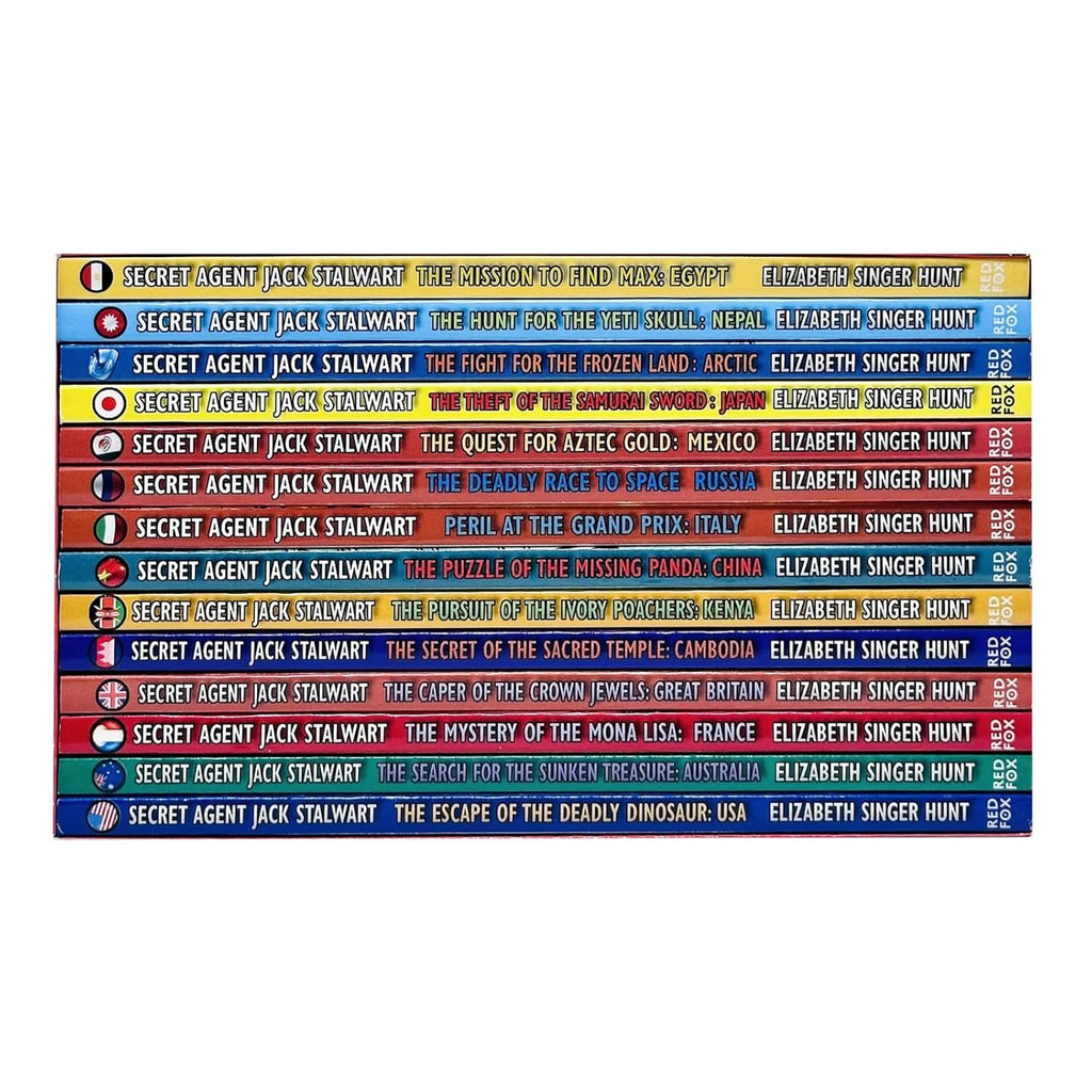 Secret Agent Jack Stalwart The Ultimate Collection 14 Books Box Set By Elizabeth Singer Hunt (USA, Australia, France, Great Britain)