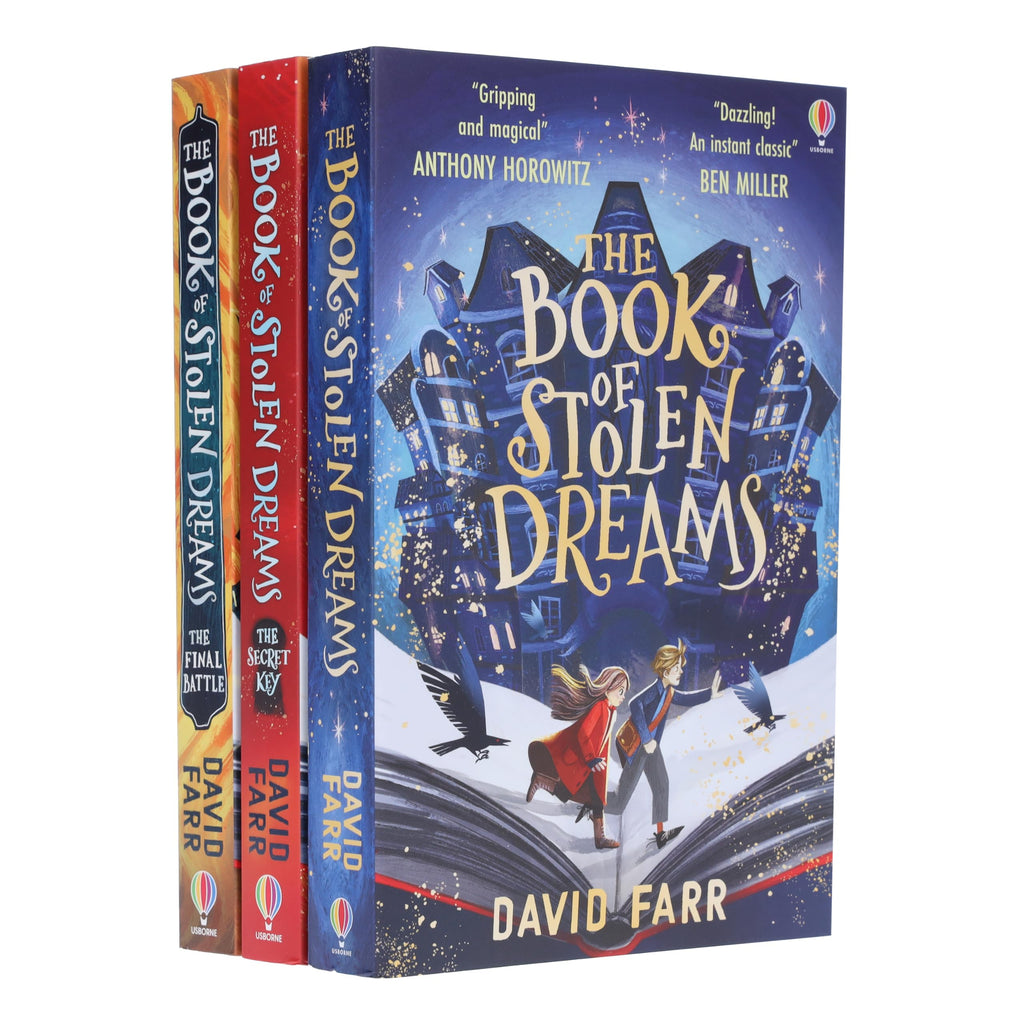 The Stolen Dreams Adventures 3 Books Collection Set by David Farr (The Book of Stolen Dreams, The Secret Key & The Final Battle)