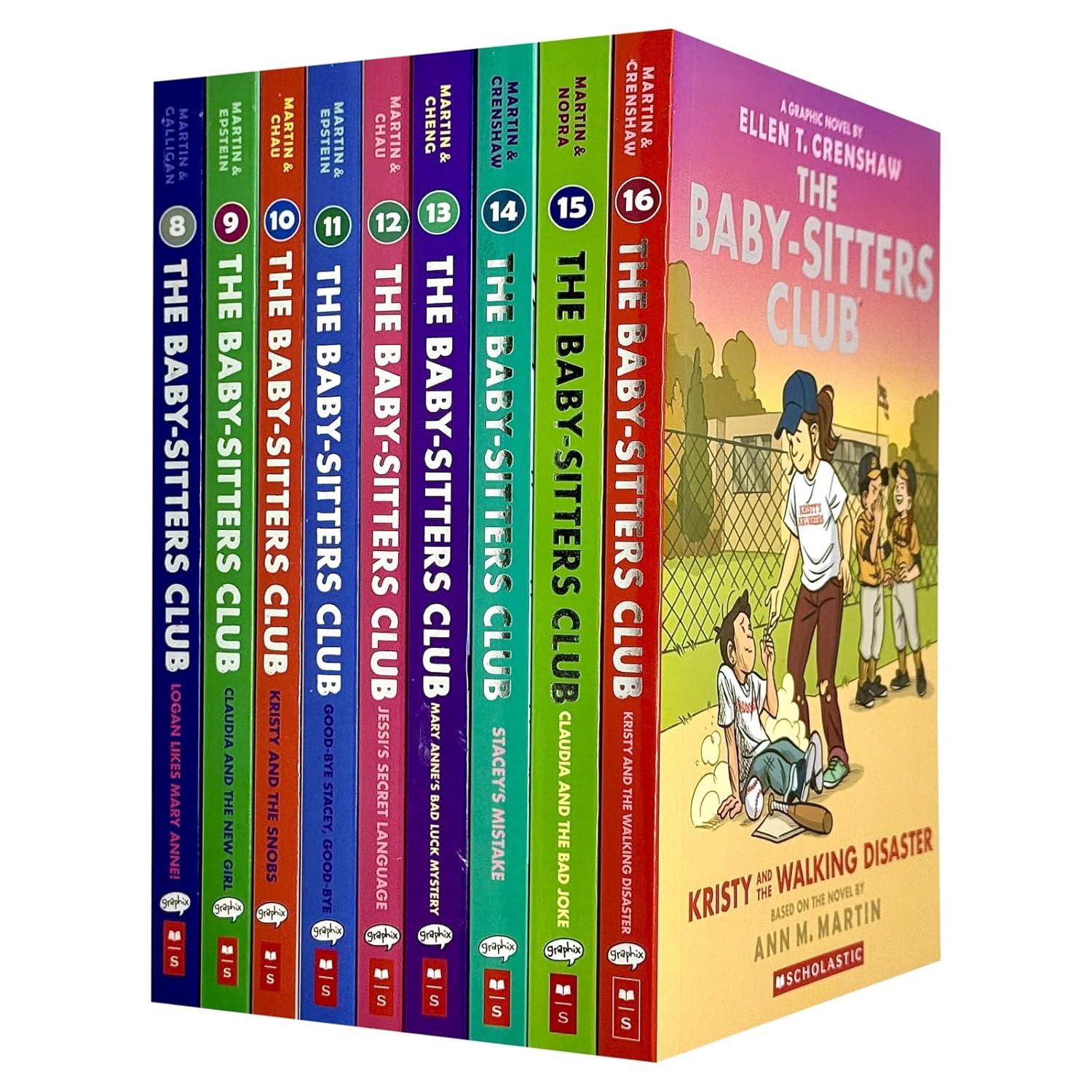 BabySitters Club Graphix 8-16 Collection 9 Books Set By Ann M. Martin
