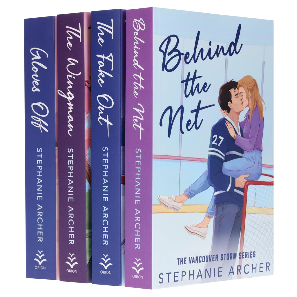 Vancouver Storm Series by Stephanie Archer 4 Books Collection Set (Behind The Net, The Fake Out, The Wingman and Gloves Off)