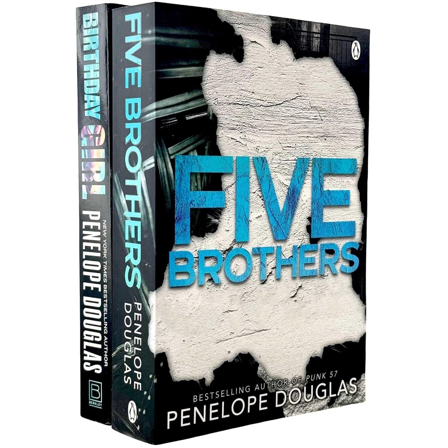 Penelope Douglas 2 Books Collection Set (Birthday Girl & Five Brothers)