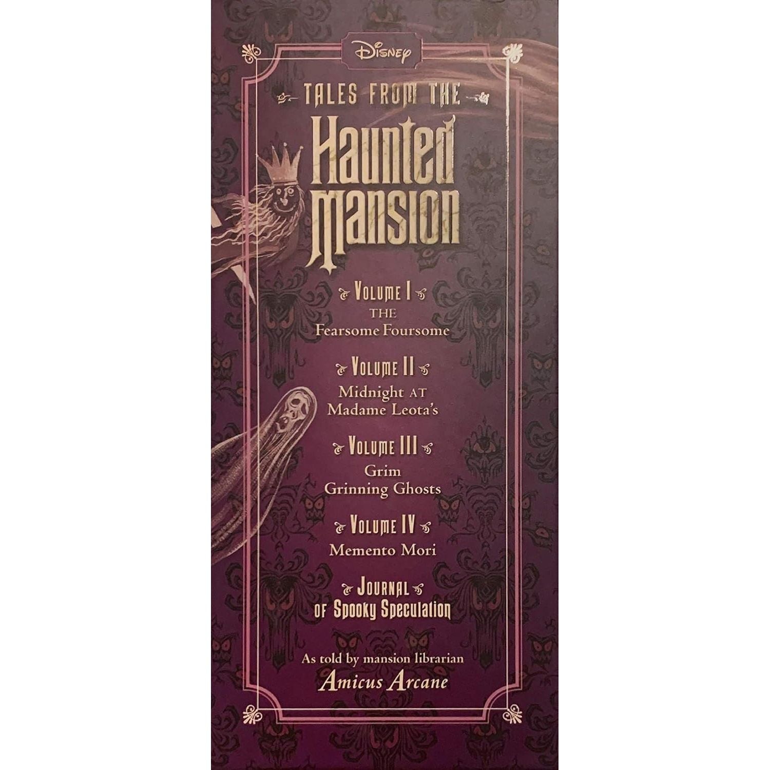 Tales from the Haunted Mansion Series 4 Books Collection Set (Vol 1-4) by Amicus Arcane Memento Mori, Grim Grinning Ghosts