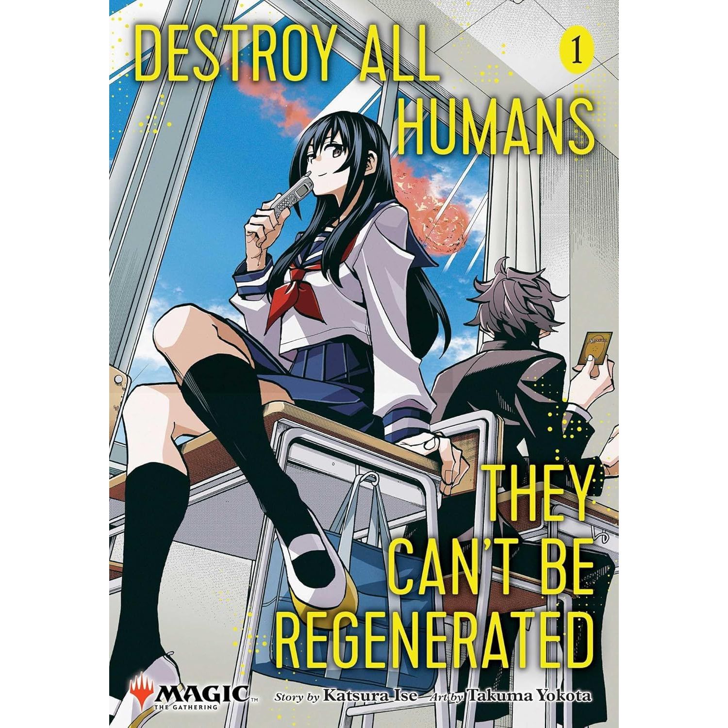 Destroy All Humans. They Can't Be Regenerated. A Magic: The Gathering Manga Vol 1-5 Collection 5 Books Set