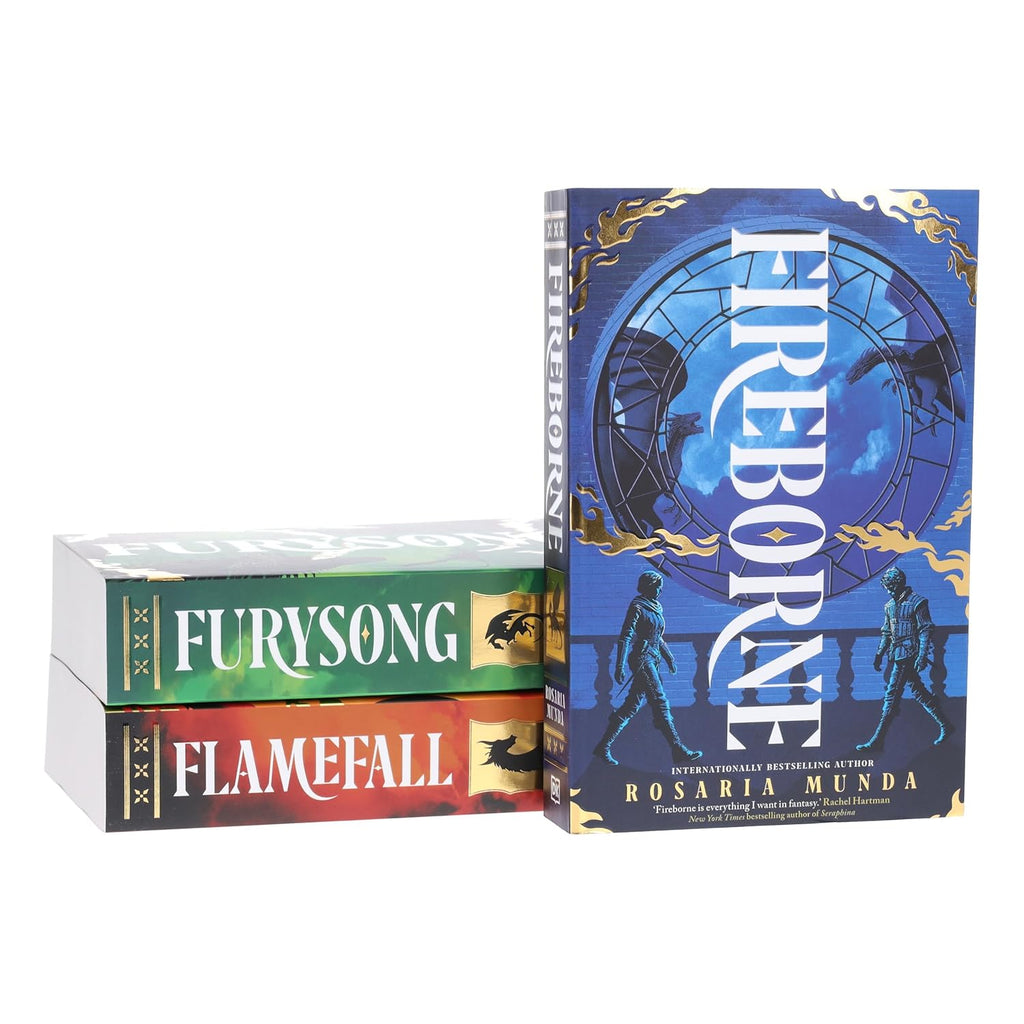 The Aurelian Cycle Trilogy 3 Books Collection Set by Rosaria Munda (Fireborne, Flamefall and Furysong)