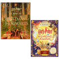 J.K. Rowling Harry Potter 2 Books Collection Set (Wizarding(HB), Christmas at Hogwarts)