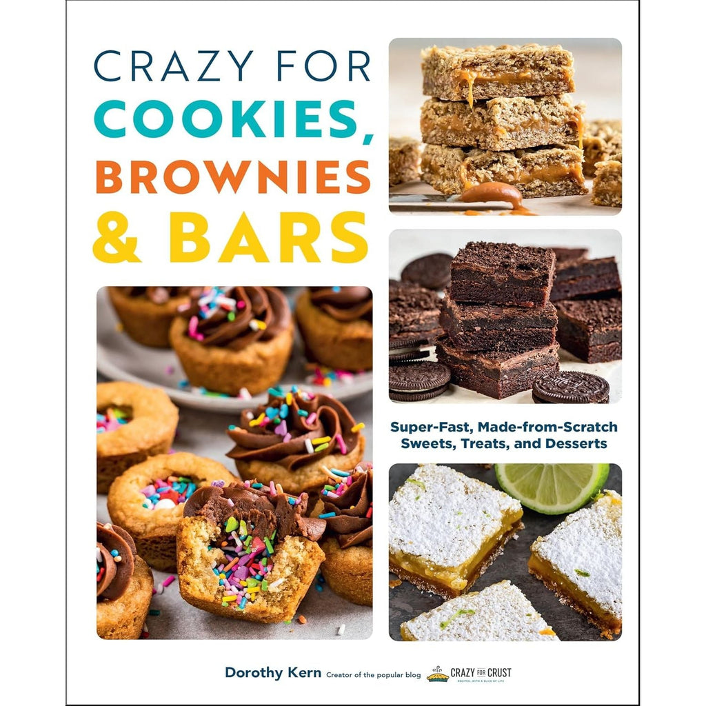 Baking with Kim-Joy(HB), Giuseppe's Italian Bakes(HB), Crazy For Cookies Brownies & Bars 3 Books Collection Set