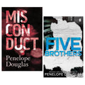 Penelope Douglas Collection 2 Books Set (Misconduct & Five Brothers)