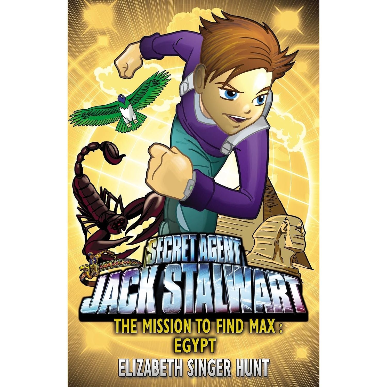 Secret Agent Jack Stalwart Series 3 Books Collection Set by Elizabeth Singer Hunt