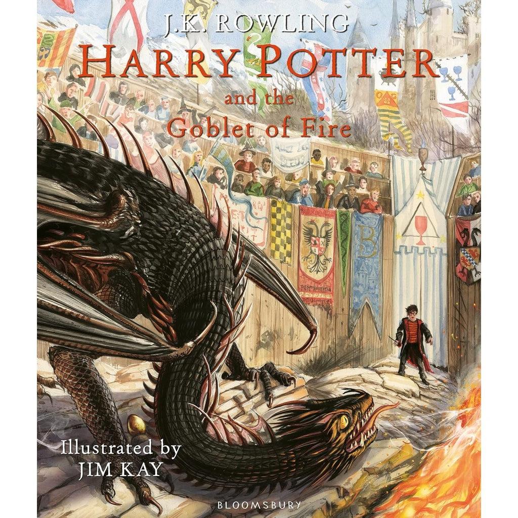 J.K. Rowling 2 Books Collection Set Harry Potter and the Goblet of Fire, Harry Potter and the Order of the Phoenix