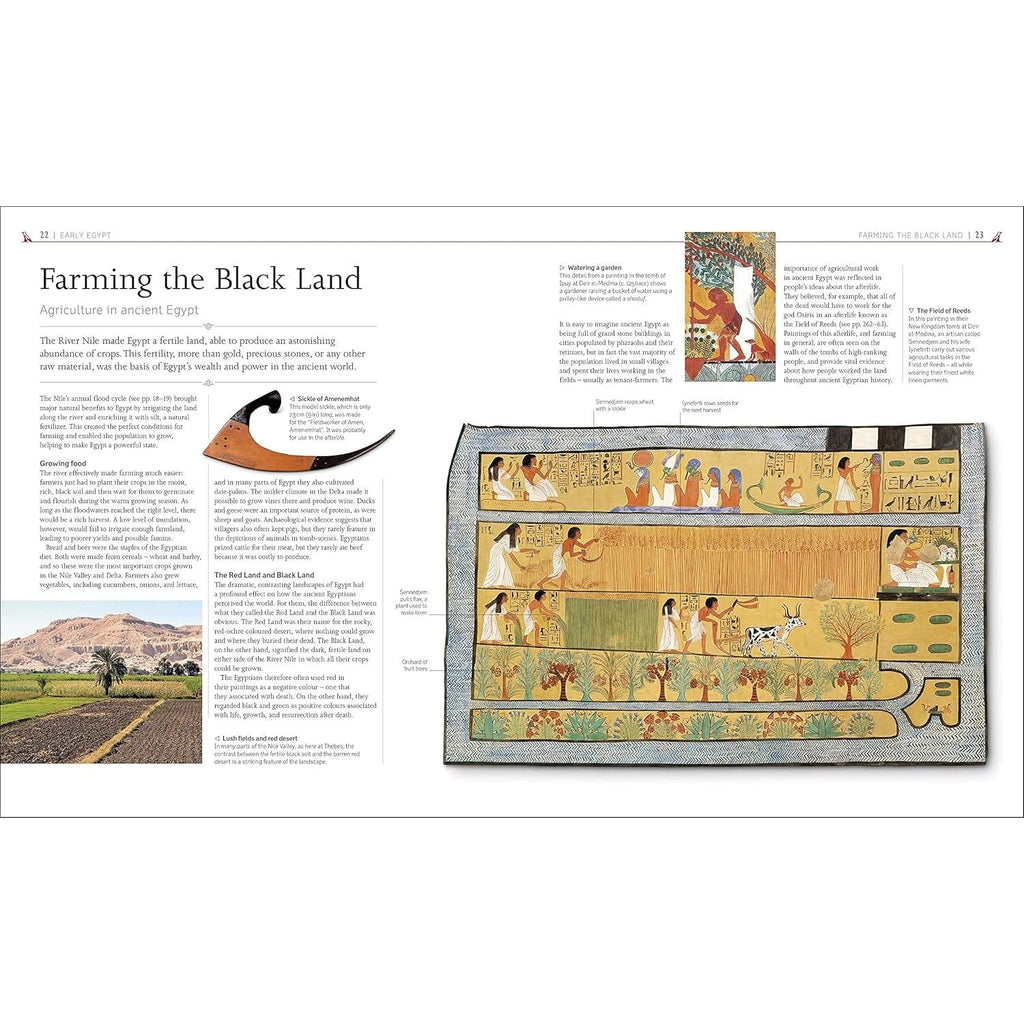 Ancient Egypt: The Definitive Visual History by DK Hardcover