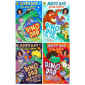 Dino Dad Series 4 Books Collection Set By Andy Day (Dino Dad, Ice Age, Big School Talent Show and Mystery of the Missing Egg)