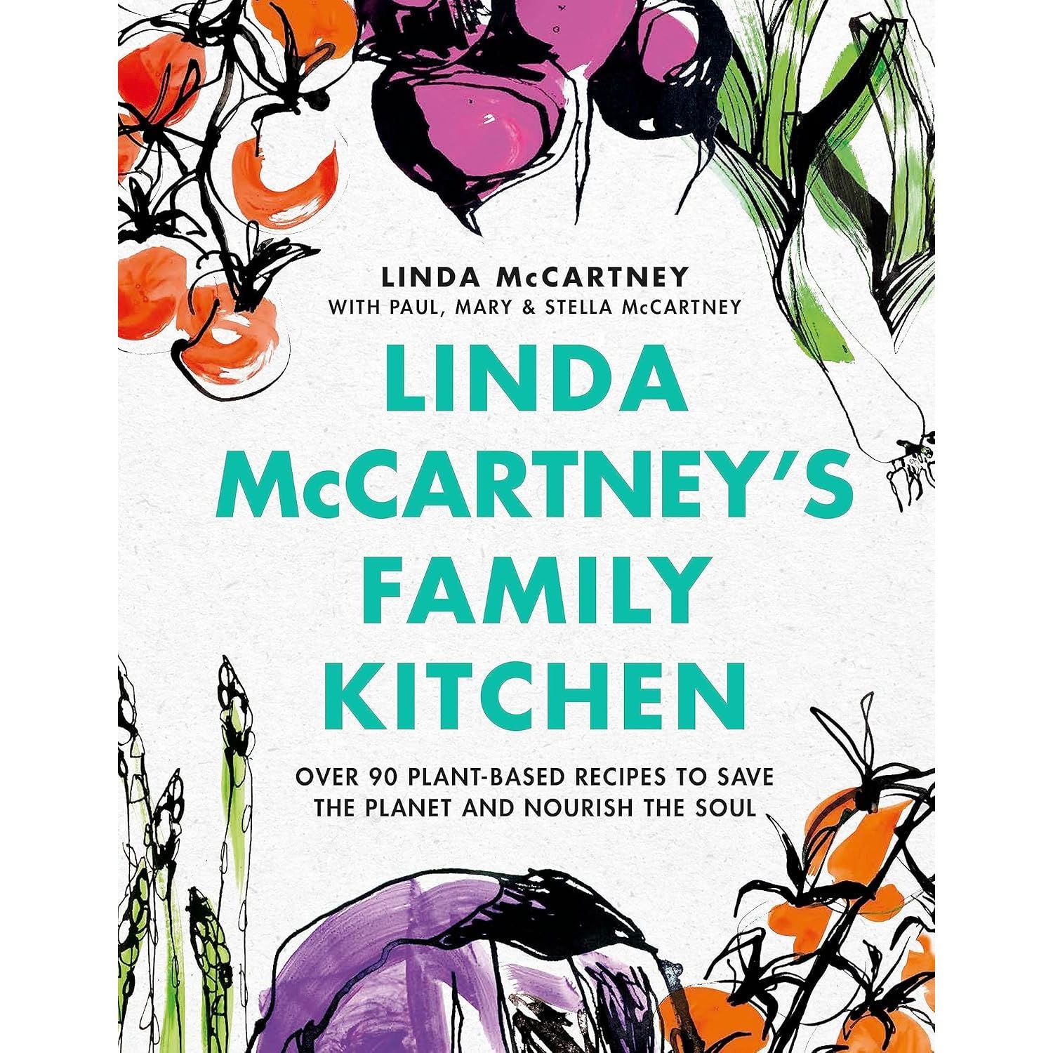 Linda McCartney's Family Kitchen(HB), Cooking Fast and Slow(HB), The Alkaline Detox Reset Cleanse 3 Books Collection Set