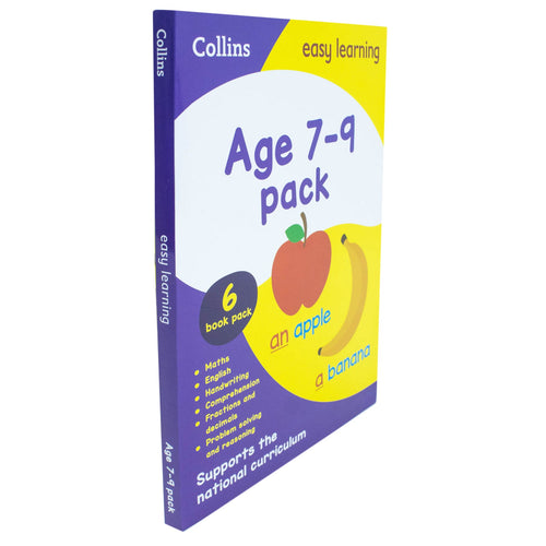 Collins Easy Learning KS2 6 Books Collection Set Ages 7-9: Ideal for home learning(Maths, English, Handwriting, Comprehension)
