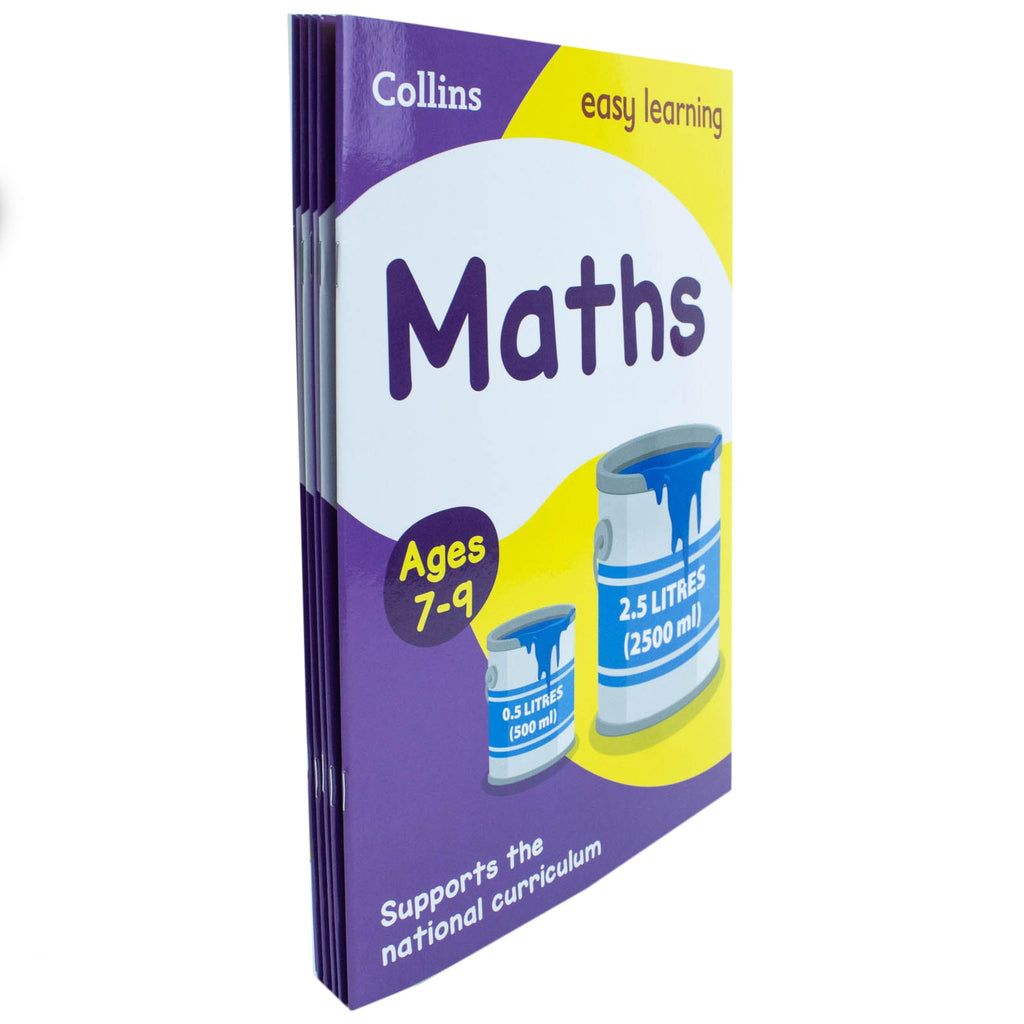 Collins Easy Learning KS2 6 Books Collection Set Ages 7-9: Ideal for home learning(Maths, English, Handwriting, Comprehension)