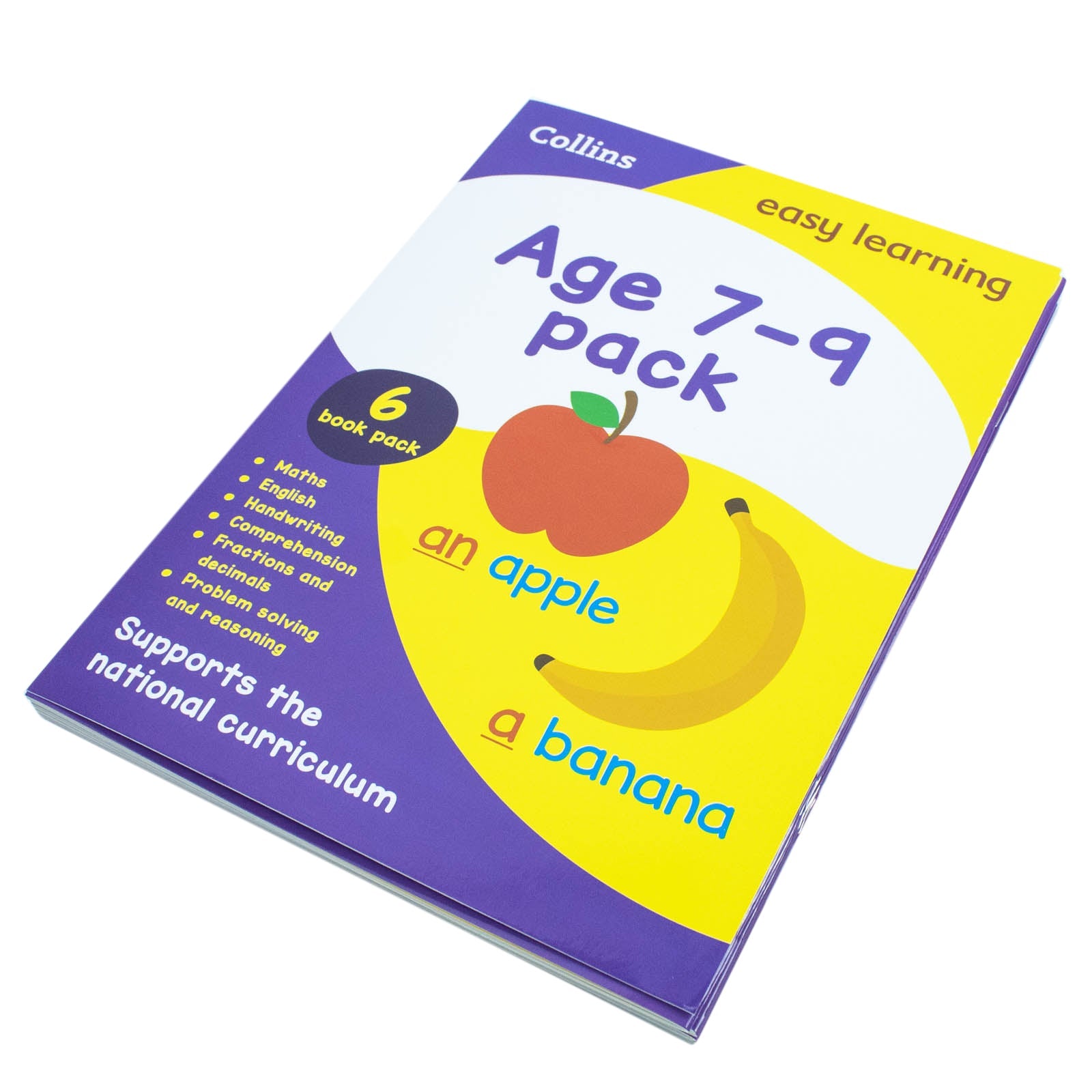 Collins Easy Learning KS2 6 Books Collection Set Ages 7-9: Ideal for home learning(Maths, English, Handwriting, Comprehension)