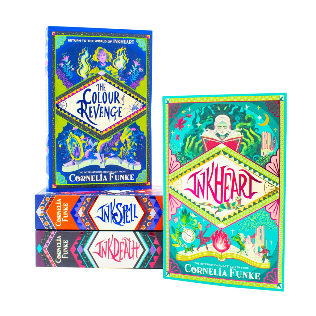 Inkheart Trilogy 4 Book Set by Cornelia Funke (Captivating Magical Fantasy Adventure for Young Readers Ages 12+)