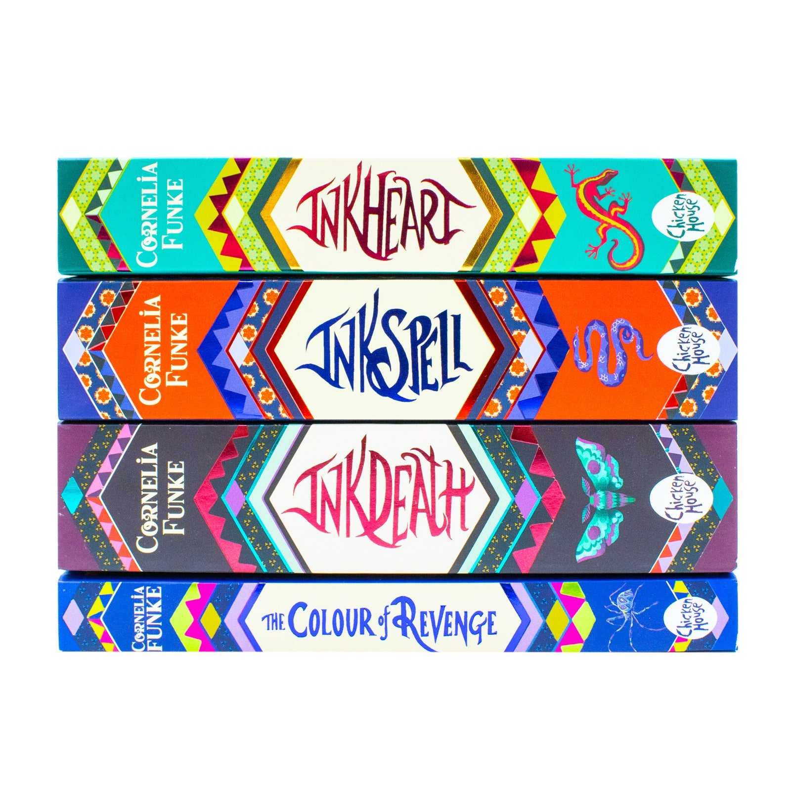 Inkheart Trilogy 4 Book Set by Cornelia Funke (Captivating Magical Fantasy Adventure for Young Readers Ages 12+)