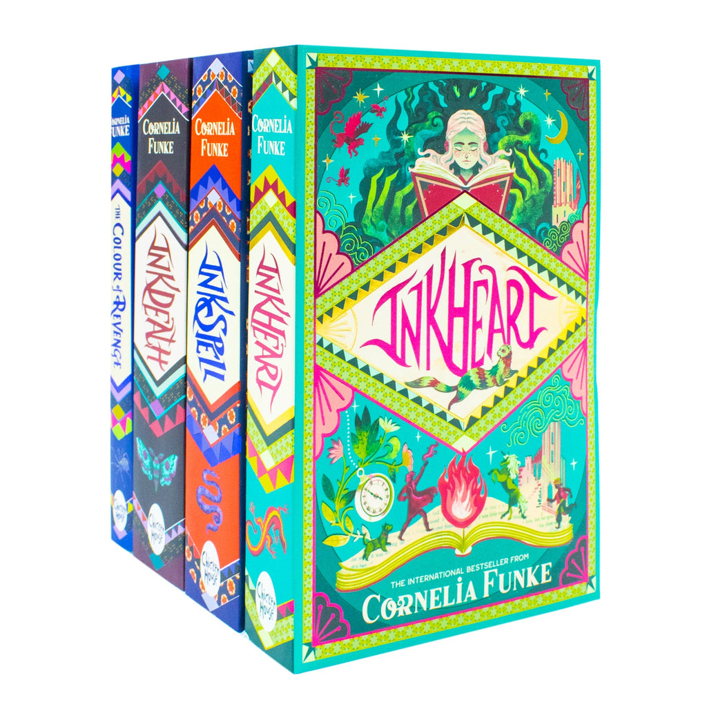 Inkheart Trilogy 4 Book Set by Cornelia Funke (Captivating Magical Fantasy Adventure for Young Readers Ages 12+)