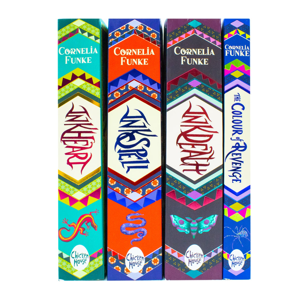 Inkheart Trilogy 4 Book Set by Cornelia Funke (Captivating Magical Fantasy Adventure for Young Readers Ages 12+)