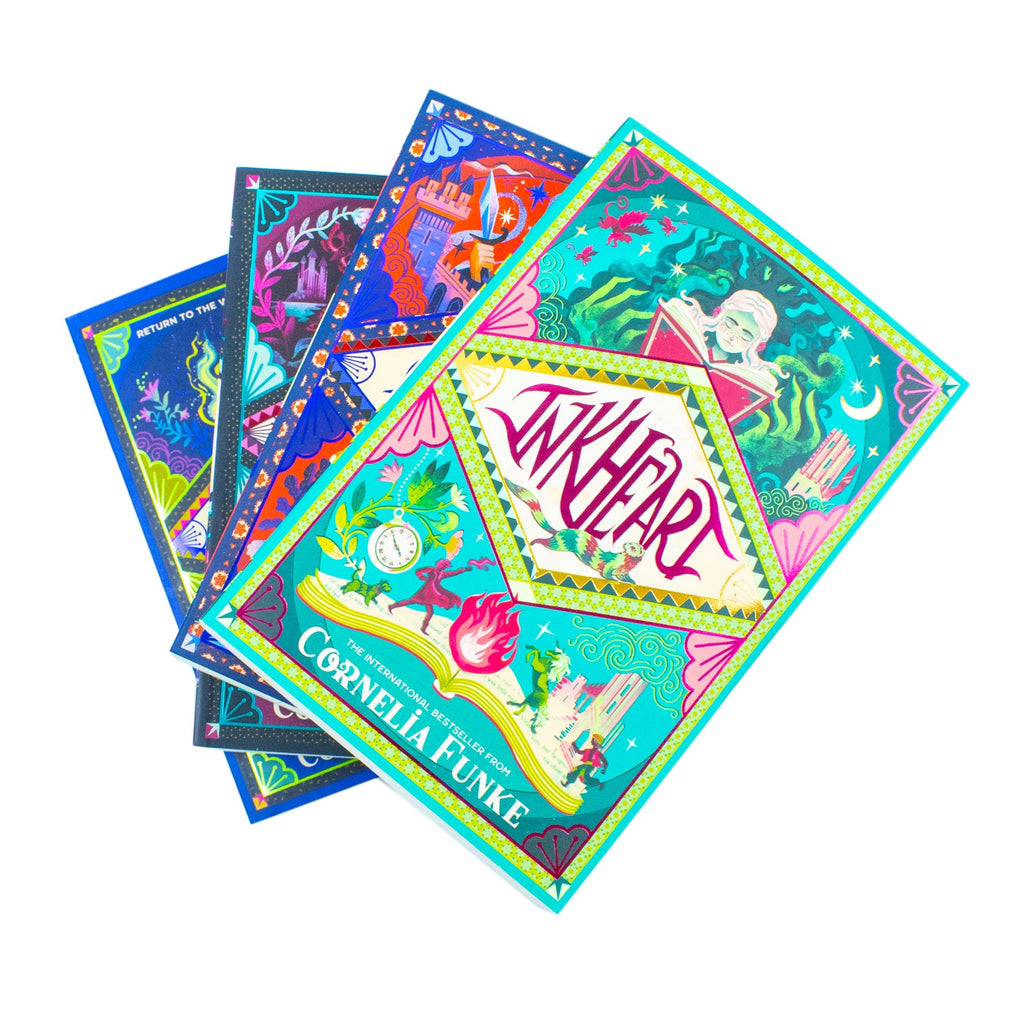 Inkheart Trilogy 4 Book Set by Cornelia Funke (Captivating Magical Fantasy Adventure for Young Readers Ages 12+)