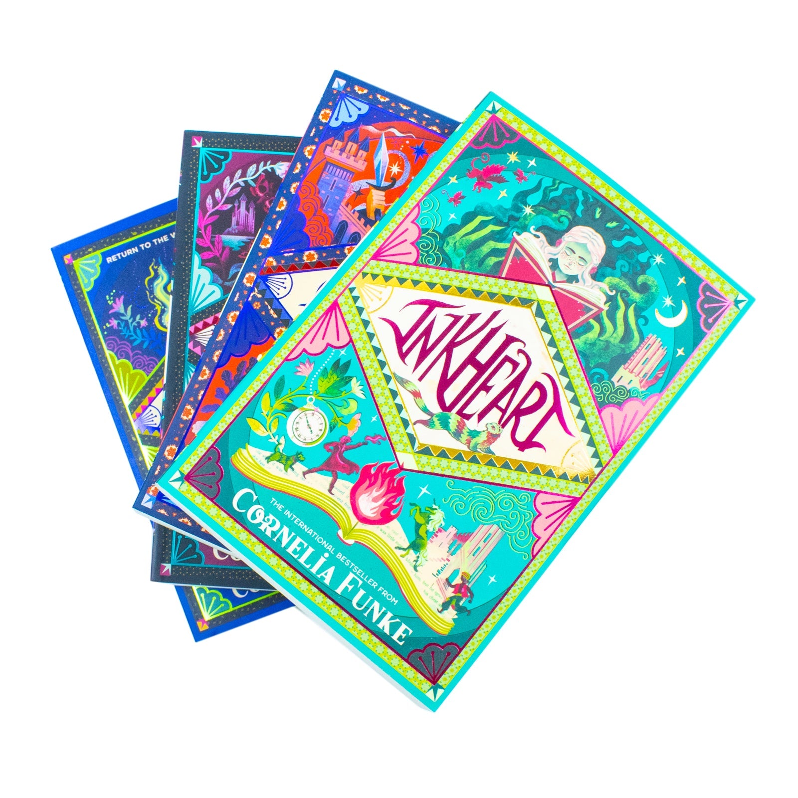 Inkheart Trilogy 4 Book Set by Cornelia Funke (Captivating Magical Fantasy Adventure for Young Readers Ages 12+)