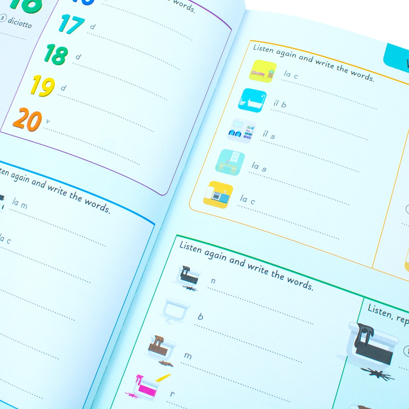Italian for Everyone Junior 5 Words a Day: Learn and Practise 1,000 Italian Words by DK