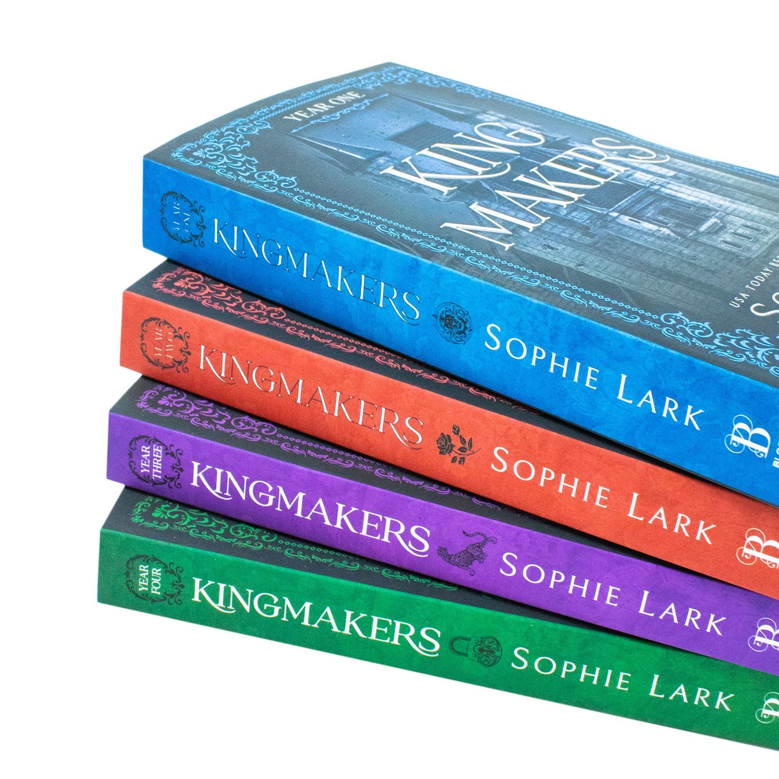 Kingmakers Series 4 Books Collection Set By Sophie Lark (Kingmakers Year One, Kingmakers Year Two, Kingmakers Year Three and Kingmakers Year Four)