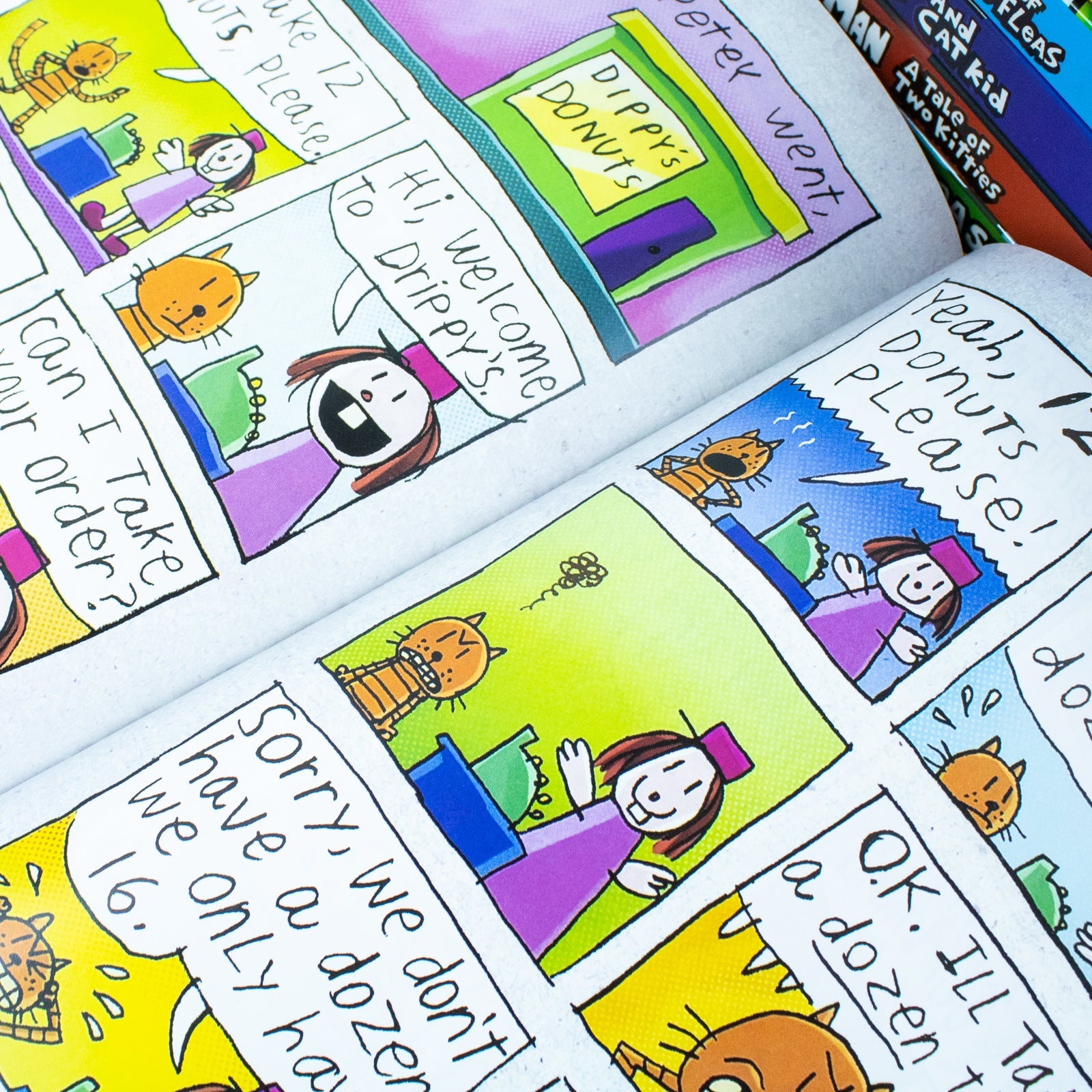 Dog Man (Book 1-12) by Dav Pilkey 12 Books Collection Set (Dog Man, Unleashed, A Tale of Two Kitties, Dog Man and Cat Kid)