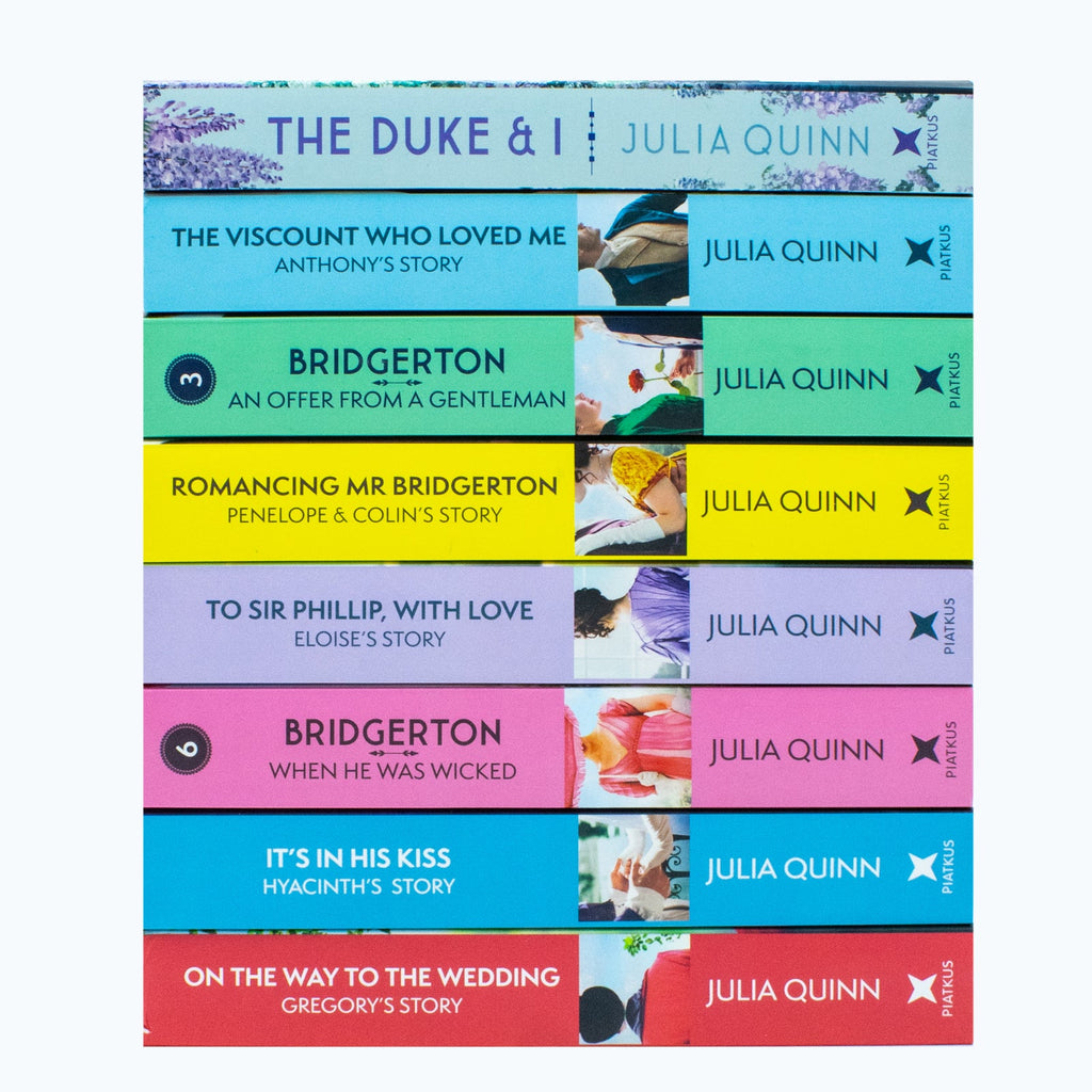 Bridgerton Family Book Series Complete Books 1 - 8 Collection Set by Julia Quinn