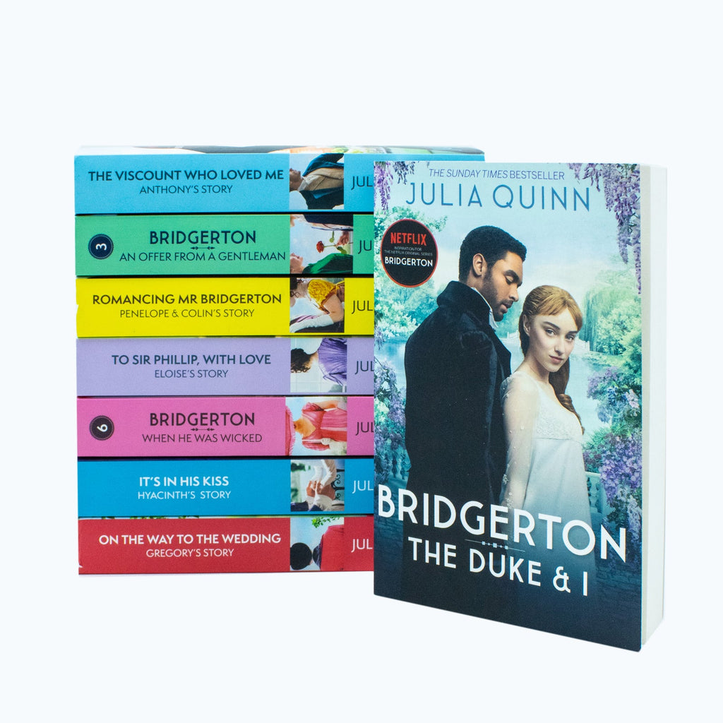 Bridgerton Family Book Series Complete Books 1 - 8 Collection Set by Julia Quinn