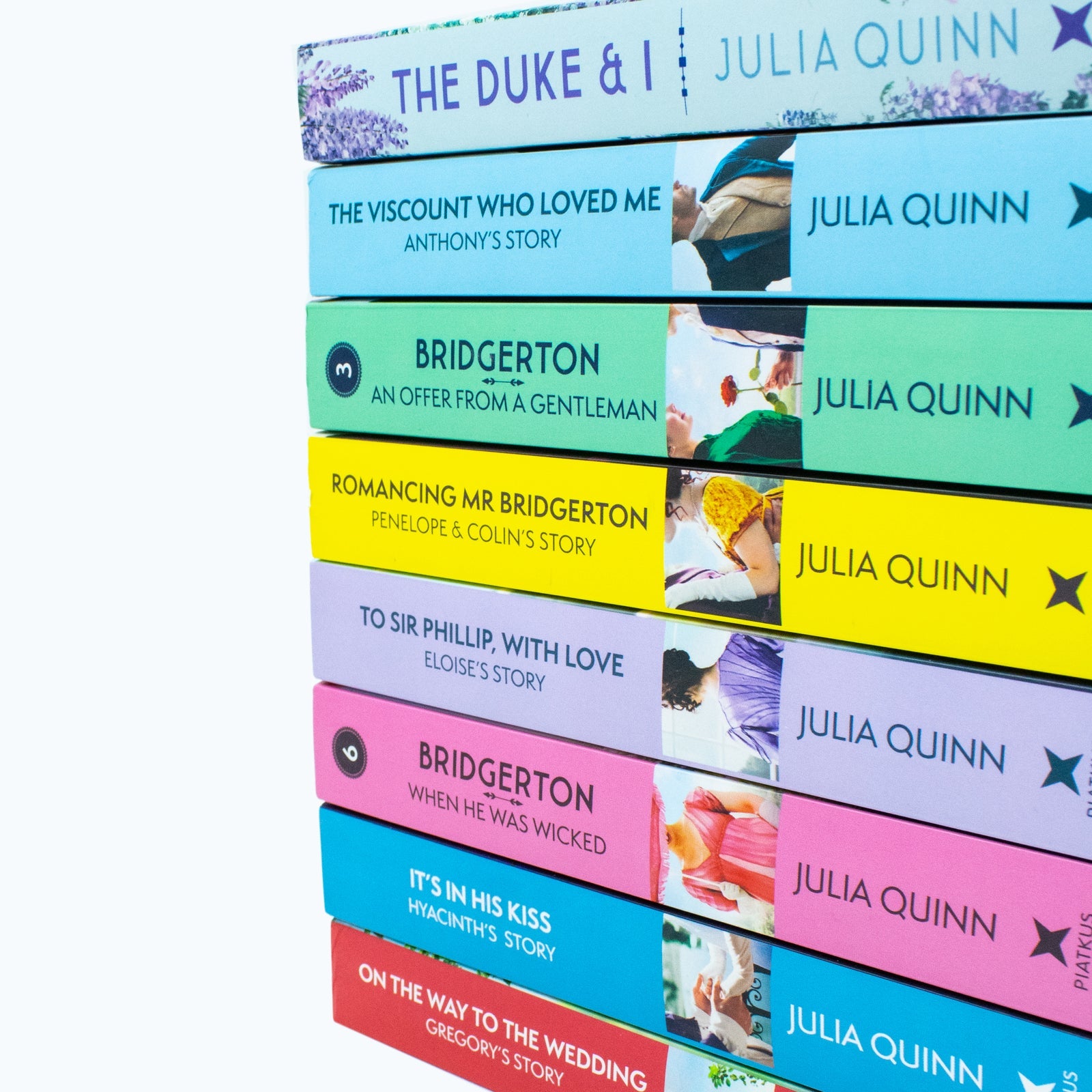 Bridgerton Family Book Series Complete Books 1 - 8 Collection Set by Julia Quinn