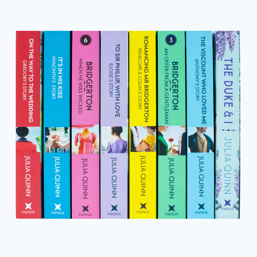 Bridgerton Family Book Series Complete Books 1 - 8 Collection Set by Julia Quinn
