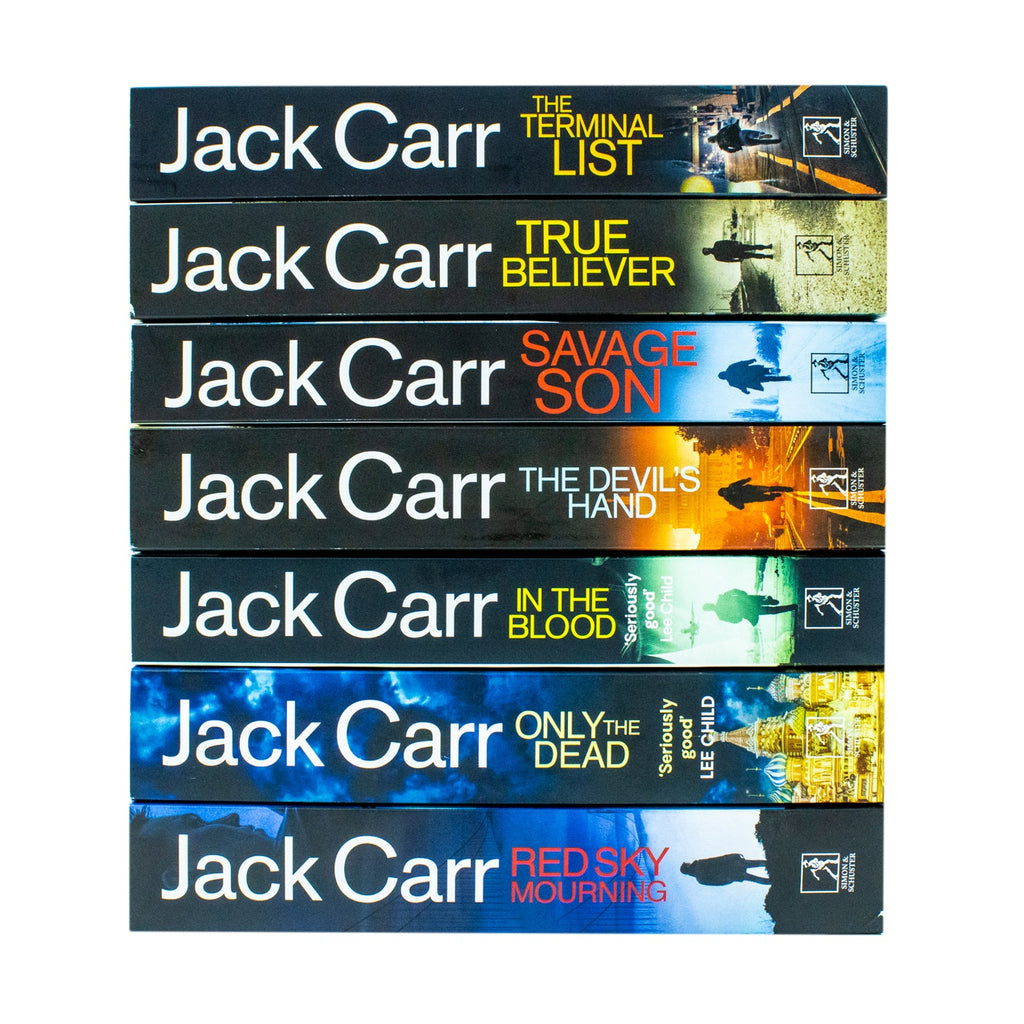 James Reece Series 7 Books Collection Set By Jack Carr True Believer, Savage Son, The Devil's Hand, In the Blood