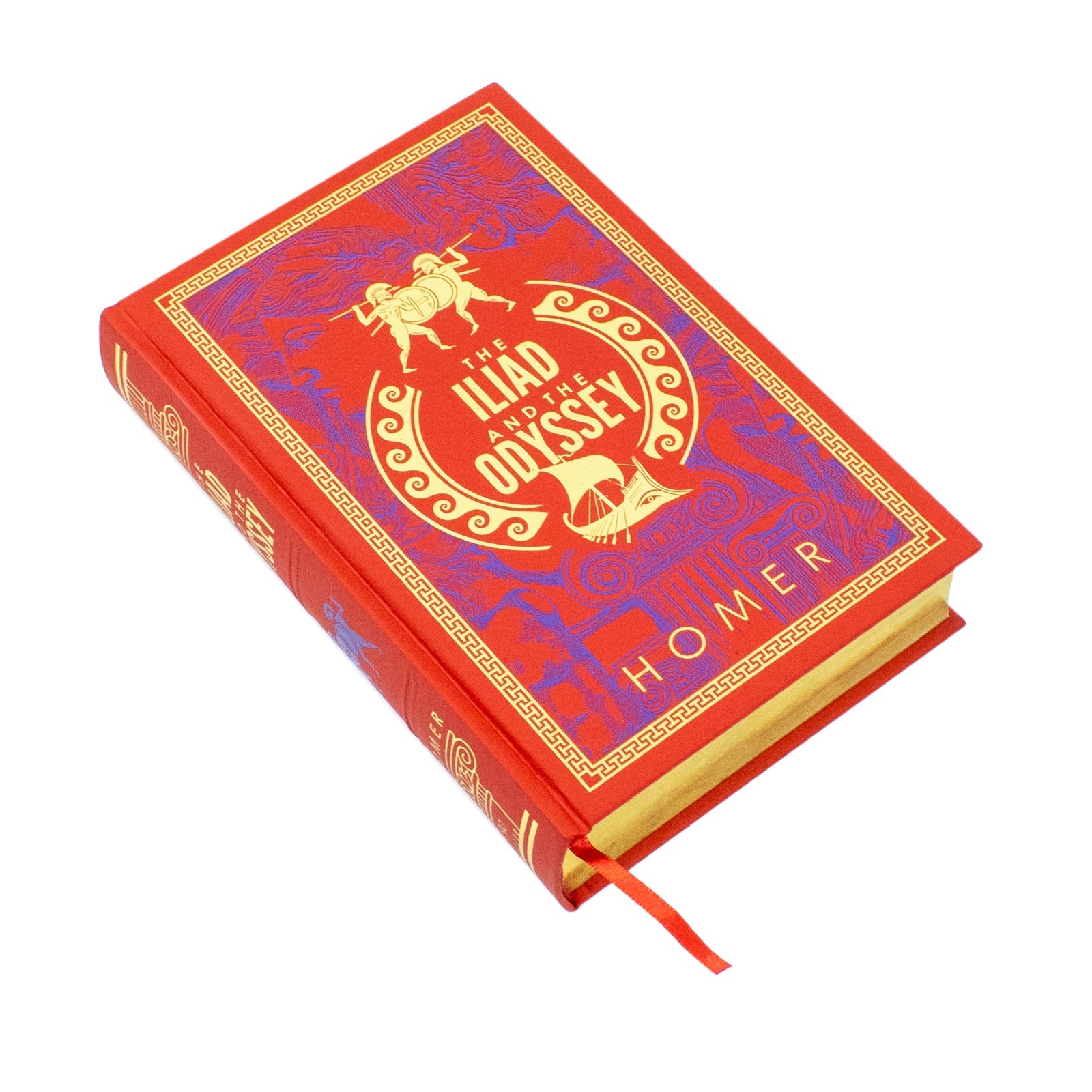 The Iliad and The Odyssey (Deluxe Leather-bound) by Homer