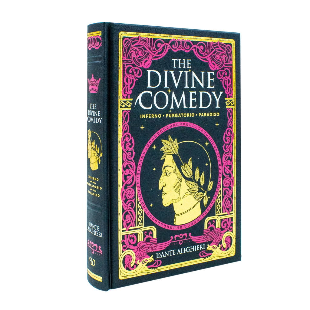 The Divine Comedy: Inferno, Purgatorio, Paradiso by Dante Alighieri (Deluxe Leather-Bound)