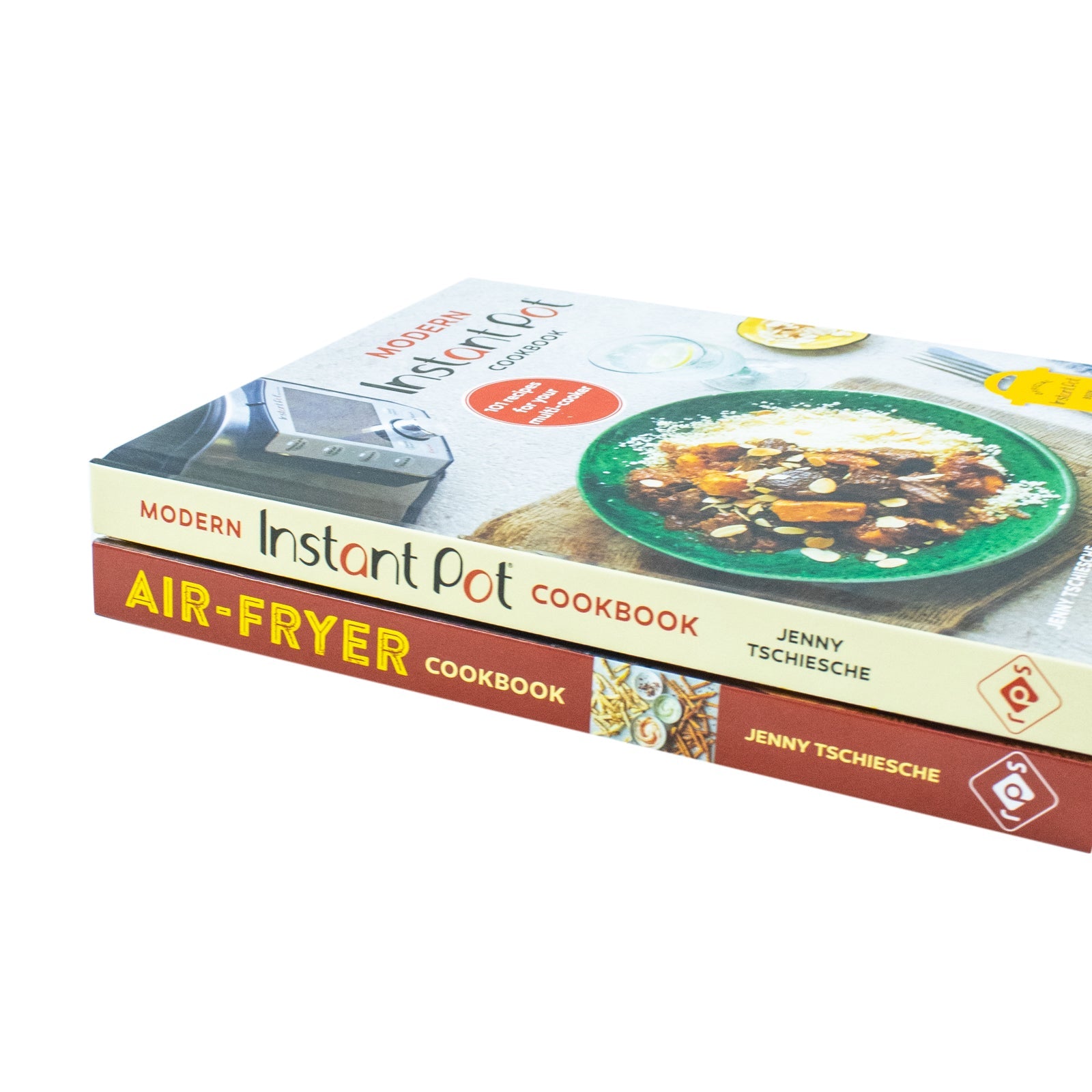 Jenny Tschiesche 2 Books Collection Set(Modern Vegetarian Instant Pot Cookbook, Air-Fryer Cookbook)